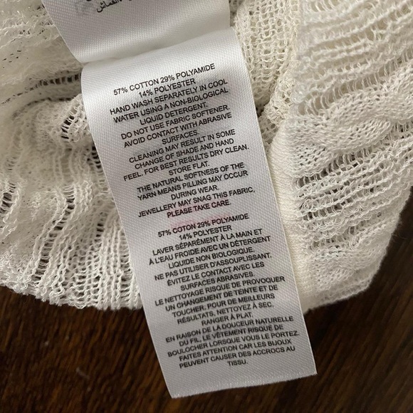 Self-Portrait One Shoulder Lace Ruffle Blouse - Picture 6 of 7